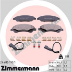ZIMMERMANN Bremsbelagsatz, Scheibenbremse