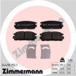 ZIMMERMANN Bremsbelagsatz, Scheibenbremse