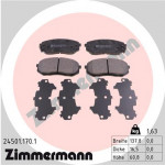 ZIMMERMANN Bremsbelagsatz, Scheibenbremse