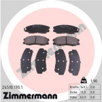 ZIMMERMANN Bremsbelagsatz, Scheibenbremse