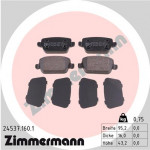 ZIMMERMANN Bremsbelagsatz, Scheibenbremse