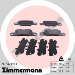 ZIMMERMANN Bremsbelagsatz, Scheibenbremse