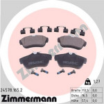 ZIMMERMANN Bremsbelagsatz, Scheibenbremse