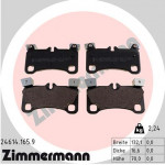 ZIMMERMANN Bremsbelagsatz, Scheibenbremse