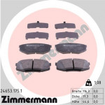 ZIMMERMANN Bremsbelagsatz, Scheibenbremse
