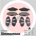 ZIMMERMANN Bremsbelagsatz, Scheibenbremse