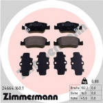 ZIMMERMANN Bremsbelagsatz, Scheibenbremse