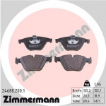 ZIMMERMANN Bremsbelagsatz, Scheibenbremse