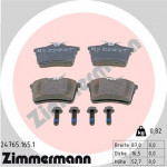 ZIMMERMANN Bremsbelagsatz, Scheibenbremse