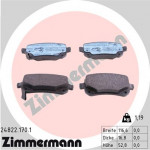 ZIMMERMANN Bremsbelagsatz, Scheibenbremse