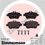 ZIMMERMANN Bremsbelagsatz, Scheibenbremse