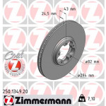 ZIMMERMANN Bremsscheibe
