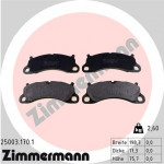 ZIMMERMANN Bremsbelagsatz, Scheibenbremse