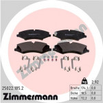 ZIMMERMANN Bremsbelagsatz, Scheibenbremse