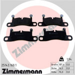 ZIMMERMANN Bremsbelagsatz, Scheibenbremse