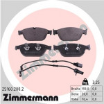 ZIMMERMANN Bremsbelagsatz, Scheibenbremse