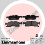 ZIMMERMANN Bremsbelagsatz, Scheibenbremse