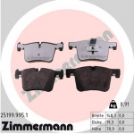 ZIMMERMANN Bremsbelagsatz, Scheibenbremse