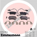 ZIMMERMANN Bremsbelagsatz, Scheibenbremse