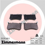 ZIMMERMANN Bremsbelagsatz, Scheibenbremse