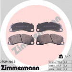 ZIMMERMANN Bremsbelagsatz, Scheibenbremse