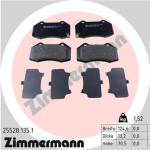 ZIMMERMANN Bremsbelagsatz, Scheibenbremse