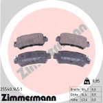 ZIMMERMANN Bremsbelagsatz, Scheibenbremse