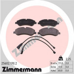 ZIMMERMANN Bremsbelagsatz, Scheibenbremse