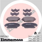 ZIMMERMANN Bremsbelagsatz, Scheibenbremse