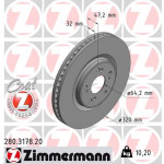 ZIMMERMANN Bremsscheibe