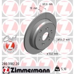 ZIMMERMANN Bremsscheibe