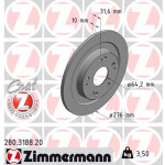 ZIMMERMANN Bremsscheibe