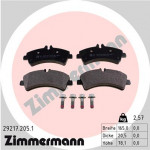 ZIMMERMANN Bremsbelagsatz, Scheibenbremse