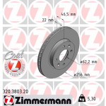 ZIMMERMANN Bremsscheibe