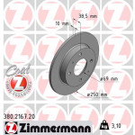 ZIMMERMANN Bremsscheibe