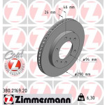 ZIMMERMANN Bremsscheibe