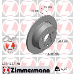 ZIMMERMANN Bremsscheibe