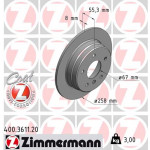 ZIMMERMANN Bremsscheibe