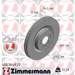 ZIMMERMANN Bremsscheibe