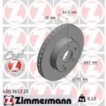 ZIMMERMANN Bremsscheibe