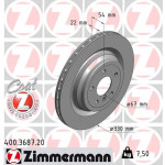 ZIMMERMANN Bremsscheibe