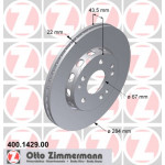 ZIMMERMANN Bremsscheibe