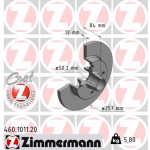ZIMMERMANN Bremsscheibe