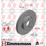 ZIMMERMANN Bremsscheibe