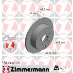 ZIMMERMANN Bremsscheibe