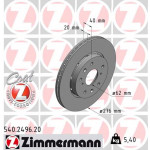 ZIMMERMANN Bremsscheibe