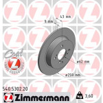 ZIMMERMANN Bremsscheibe