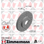 ZIMMERMANN Bremsscheibe
