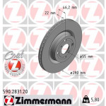ZIMMERMANN Bremsscheibe