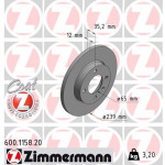 ZIMMERMANN Bremsscheibe